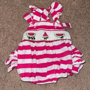 Baby girl watermelon bubble